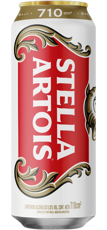Stella Artois Lager lata 710
